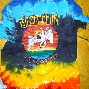 Led zeppelin tie dye t